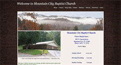 Desktop Screenshot of mountaincitybaptist.org